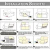 Stretch Sofa Überzug Sesselbezug 3 Sitzer Sofabezug Sessel Produktbild-Vorschau 11