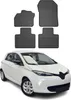 2012-2019 Renault Zoe tappetini in gomma nera 4 pz Anteprima dell’immagine prodotto 1