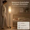 160cm LED Stehleuchte mit Leinenschirm Dimmbar Stehlampe Produktbild-Vorschau 4
