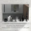 Wandmontierter Badezimmerspiegel mit Ablage, modernes und Produktbild-Vorschau 7
