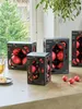 Weihnachtskugeln Glas 10cm 4 Stück - Weihnachtsrot Produktbild-Vorschau 2