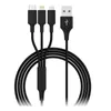 SMRTER Ladekabel 3in1 Lightning f.iPh./USB TypC/MicroUSB Produktbild-Vorschau 1