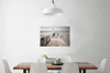MuchoWow® Poster Strand - Zaun - Schatten 60x40 cm - Produktbild-Vorschau 2