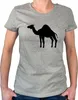 Huuraa Damen T-Shirt Dromedar Kamel Silhouette XXL Sport Produktbild-Vorschau 1