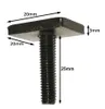 4 matice s T-drážkou M8x25mm Adaptér T-drážky strešného Náhľad obrázku produktu 2