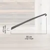 3 Stück Schuhanzieher Set 65cm Farbe Silber Kunststoff Produktbild-Vorschau 3
