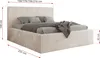 MKS MEBLE Polsterbett mit Bettkasten TILIANO CLASSIC Produktbild-Vorschau 7