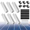 6x Solarmodul Halterung 12 cm Balkonkraftwerk Halterung Produktbild-Vorschau 2