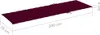 vidaXL Sonnenliegen-Auflage Weinrot 200x70x3 cm Produktbild-Vorschau 14