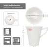 6x Ivory Kaffeebecher 220ml Porzellan-Tassen 6 Personen Tee Produktbild-Vorschau 7