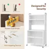 KOMFOTTEU: mobile da cucina a 5 ripiani, credenza con 4 Anteprima dell’immagine prodotto 3