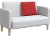 vidaXL Poduszka na plecy czerwona 60 x 19 x 50 cm tkanina Podgląd zdjęcia produktu 2