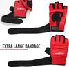 Boxhandschuhe MMA, optimale Bewegungsfreiheit, gepolstert, Produktbild-Vorschau 3