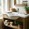 Baden Haus Möbelwaschtisch Aida 105 x 50 cm weiß glänzend Produktbild-Vorschau 7