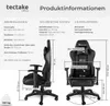 tectake® Racing Gaming Stuhl Twink ergonomische Form, mit Produktbild-Vorschau 6