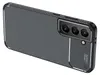 A black carbon-look phone case for a Samsung Galaxy S22 is shown from a diagonal angle against a white background. Produktbild-Vorschau