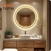 LED Badezimmerspiegel Rund 80 cm – Badspiegel mit LED Produktbild-Vorschau 11