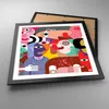 Gerahmtes Poster - Schwarzer Rahmen - Abstraktion modern - Produktbild-Vorschau 3