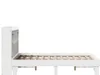 vidaXL Massivholzbett ohne Matratze Weiß 135x190 cm Produktbild-Vorschau 7