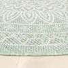 In- & Outdoor Teppich Rund - Summer Azteca Mint - Ø 100cm - Produktbild-Vorschau 8