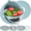 Salatschleudern mit Deckel Rotierender Abflusskorb Produktbild-Vorschau 1