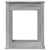 vidaXL Obostavba krbu Grey Sonoma 75x20x87,5 cm Materiál na Náhľad obrázku produktu 4