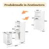 Ausziehbarer Schreibtisch mit Stauraumschrank, 2-in-1 Produktbild-Vorschau 8