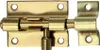 Grendelriegel 40mm Türverriegler Schubriegel Messing Produktbild-Vorschau 2