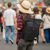Cityrucksack Freizeitrucksack Groß Damen lässiger Rolltop Produktbild-Vorschau 2
