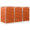 Mülltonnenbox Für 276,5X77,5X112,5 Cm Edelstahl: orange / 3 Produktbild-Vorschau 2