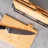 4x taglieri da cucina in legno di bambù in un supporto Anteprima dell’immagine prodotto 6