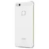 A transparent back cover for a Huawei P10 Lite phone, shown from the back. Produktbild-Vorschau