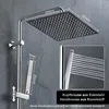 Görbach Edelstahl Duschset Chrom Regenduschsystem 20x20cm Produktbild-Vorschau 7