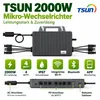 Balkonkraftwerk 2000W  Komplettset mit 4*500Wp Bifaziale Produktbild-Vorschau 3