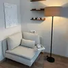 Stehlampe Schwarz mit Schirm HellBraun 50 cm Simplo Produktbild-Vorschau 9