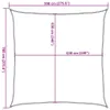 Vela Parasole 160 g/m² Beige 2x2,5 m in HDPE Anteprima dell’immagine prodotto 9