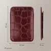 Tarjetero Croco con MagSafe - Burgundy Vista previa de la imagen del producto 7