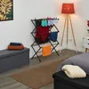 Relaxdays inklapbare wasrek, 11 stangen, 6 niveaus, Productafbeelding-voorbeeld 2