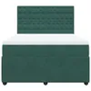 Boxspringbett mit Matratze Dunkelgrün 140x200 cm Samt Produktbild-Vorschau 6