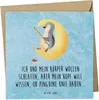 Mr. & Mrs. Panda Grußkarte Pinguin Mond - Eisblau - Produktbild-Vorschau 1