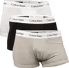 A stack of three Calvin Klein boxer shorts in different colors. Produktbild-Vorschau