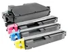 A set of four toner cartridges for a printer, stacked diagonally against a white background. Produktbild-Vorschau