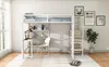 Hoogslaper 140 x 200 cm met bureau, inbouwkast en planken, Productafbeelding-voorbeeld 18
