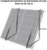Balkonkraftwerk Halterung Solarhalterung 92-120cm für Produktbild-Vorschau 2