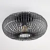 Aidone Deckenlampe aus Metall/Bambus in Schwarz Produktbild-Vorschau 8