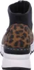 The back view of a women's ankle boot with a leopard print pattern. Anteprima dell’immagine prodotto