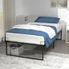 VOUNOT® Bettgestell 90x190 cm Metallbett mit Lattenrost und Produktbild-Vorschau 1