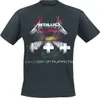 A dark t-shirt with the Metallica Master of Puppets album art printed on the front. Produktbild-Vorschau