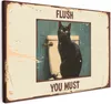 MuchoWow® - Leinwandbilder - Katze - Vintage - Schwarz - Produktbild-Vorschau 1