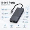 Rapoo USB-C Multiport Adapter 8-in-1, grau Produktbild-Vorschau 12